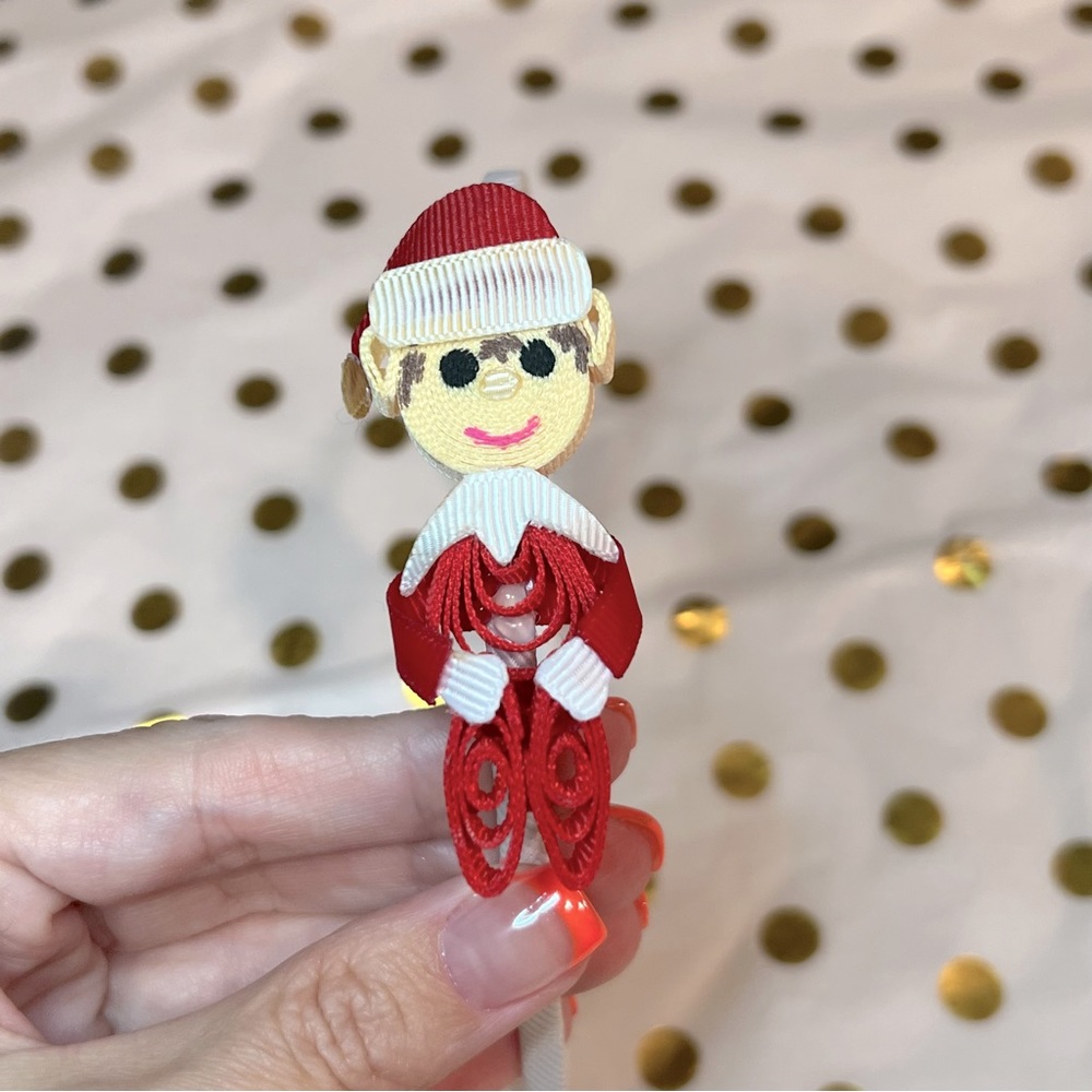 Elf ribbon sculpture headband - Picture 1 of 3